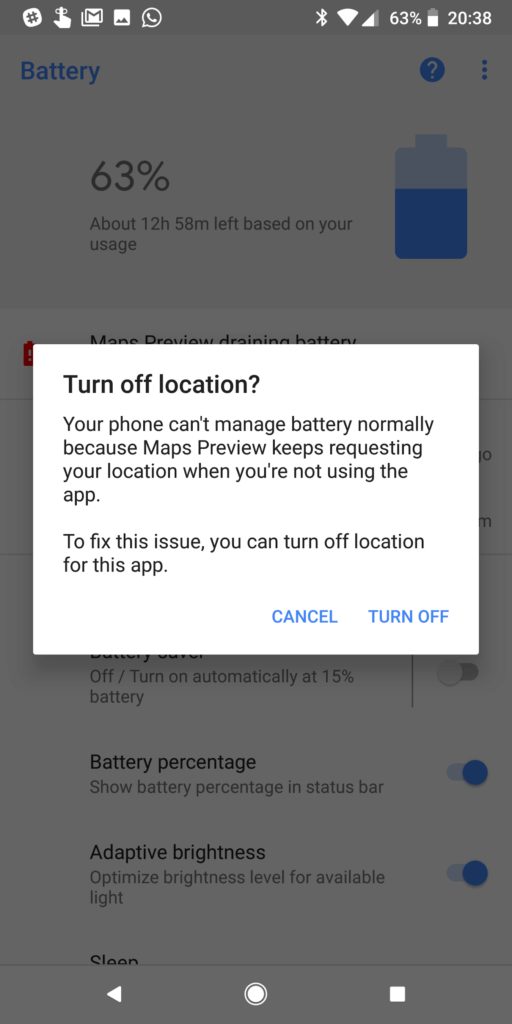 Androind-Oreo-81-Battery-Draining-suggestion